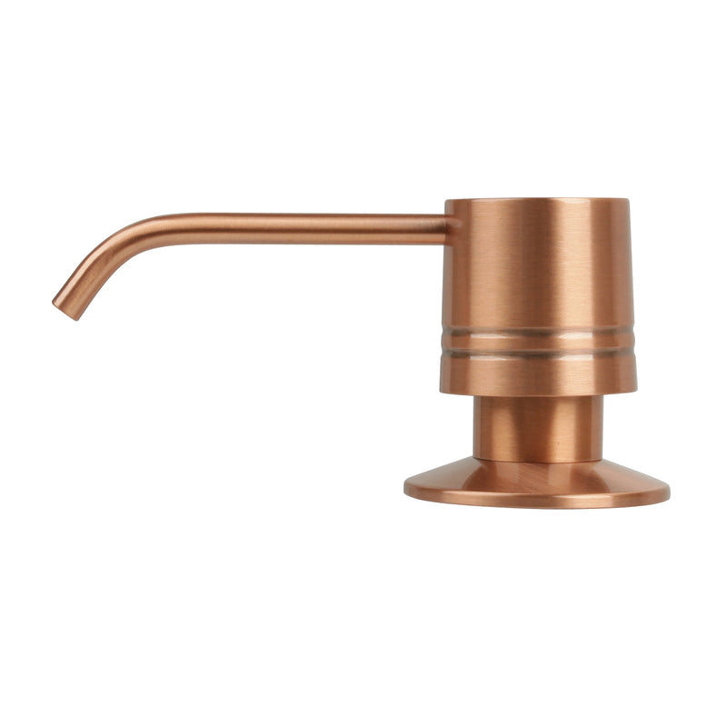 Built in Copper Soap Dispenser Refill from Top with 17 OZ Bottle - AK81002C