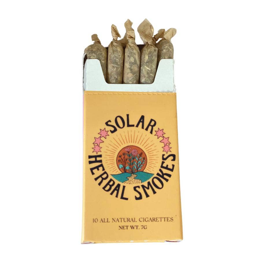 herbal mullein cigarettes Solar Herbal Smokes, 10 pre-rolls herbal mullein cigarettes Solar Herbal Smokes, 10 pre-rolls