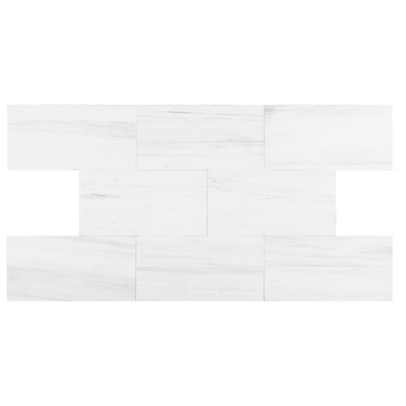 Bianco Dolomite Classic Marble Polished Floor Wall Tile top view