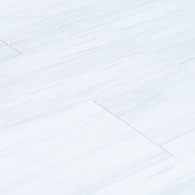 Bianco Dolomite platinum Marble Polished Floor Wall Tile angle view