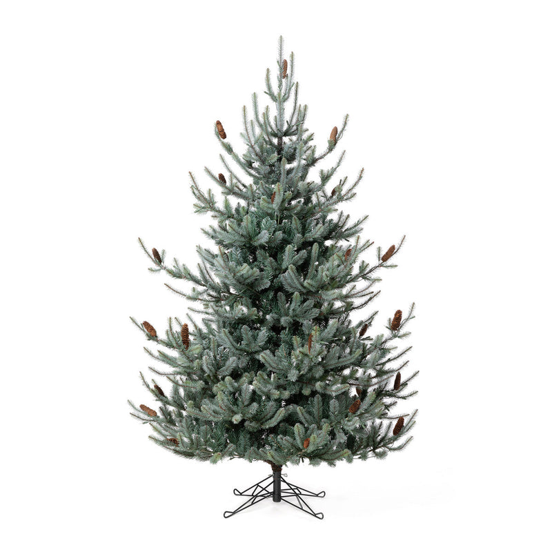 Lovecup 7.5' Blue Spruce LED Clear/Multi Color Option with Stand L169