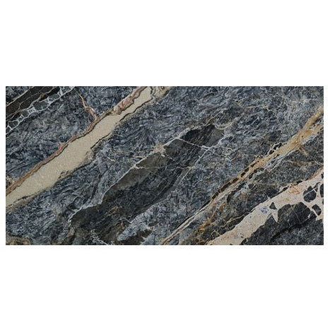 adriatic black exotic marble 18x36 polished single top view