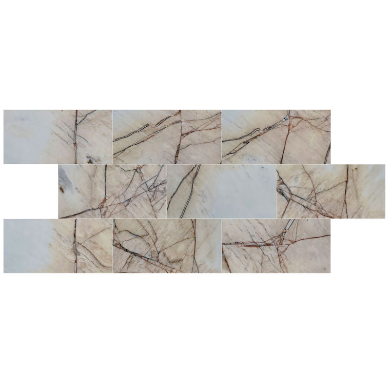 agora gold marble 18x36 polished top multiple view