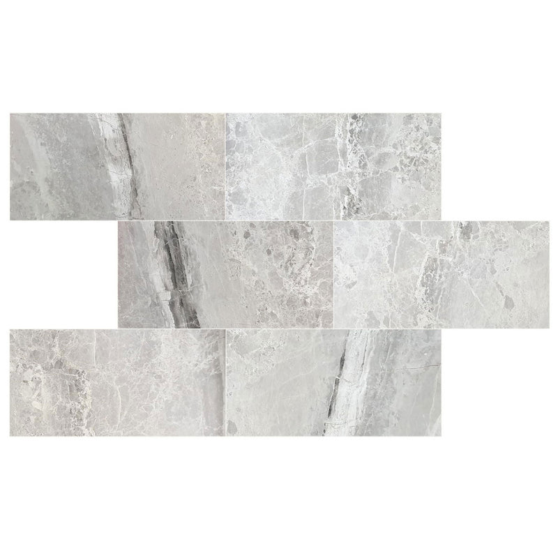 agora royal gray exotic marble 18x36 polished top multiple view