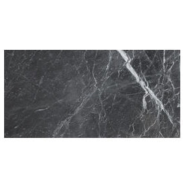amanos black marble large format 18x36 single tile top view