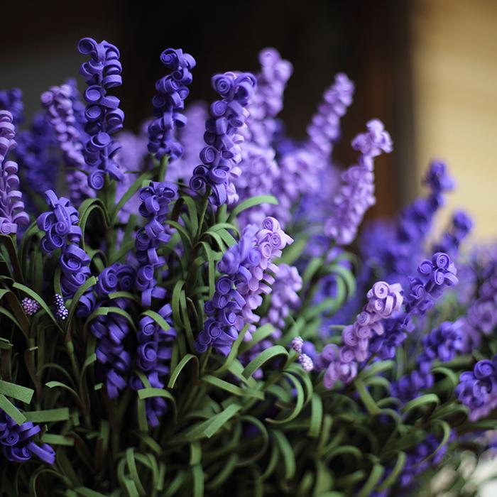 Artificial Lavender Eco PE Lavender Stem 18