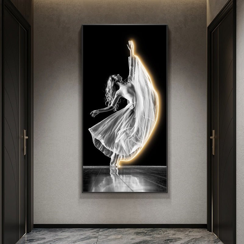 Ballet Lines Illuminated Art