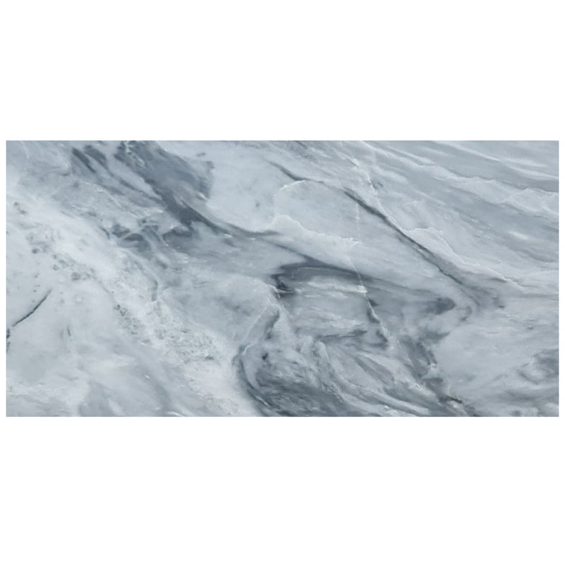 bardiglio gray marble 18x36 polished top single view