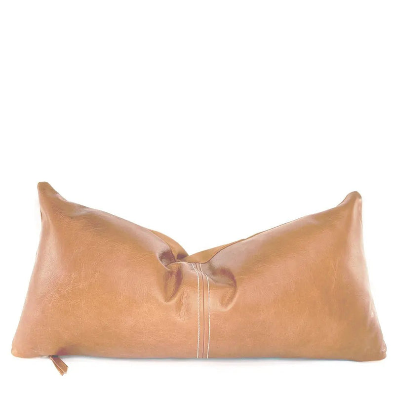 Classic Leather Throw Pillows