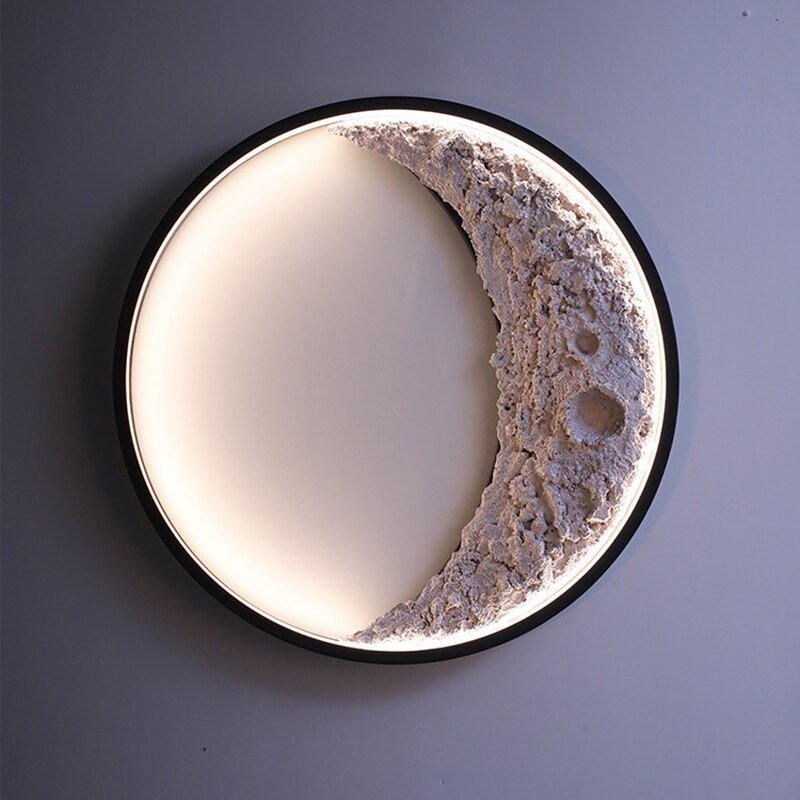 Crescent Moon Illuminated Art