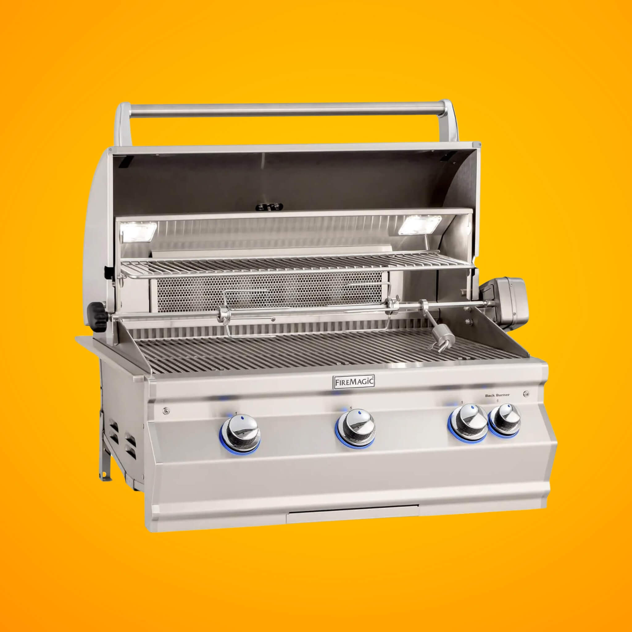 Fire Magic Aurora Multi-User Built-In Grill With Analog Thermometer