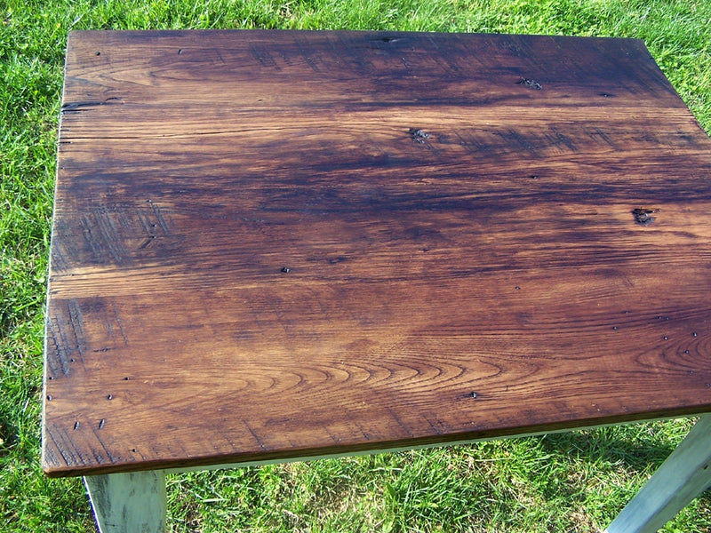 Wormy Chestnut Table, Kitchen Table, Wood Wormy Table, Wood Coffee Table, Painted Furniture, Kitchen Side Table, Living Room Table, Farm