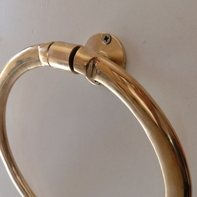 Wall Mounted Solid Brass Towel Ring