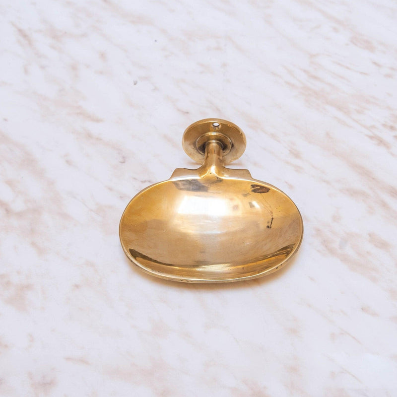 Unlacquered Brass Wall Mounted Soap Dish