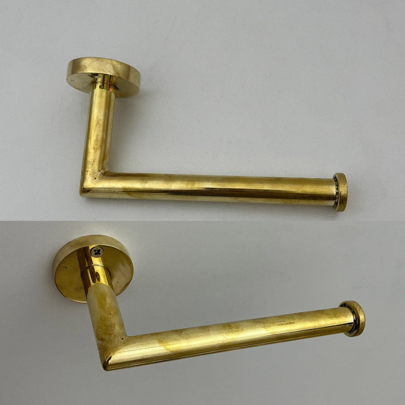 Unlacquered brass Toilet Paper Holder