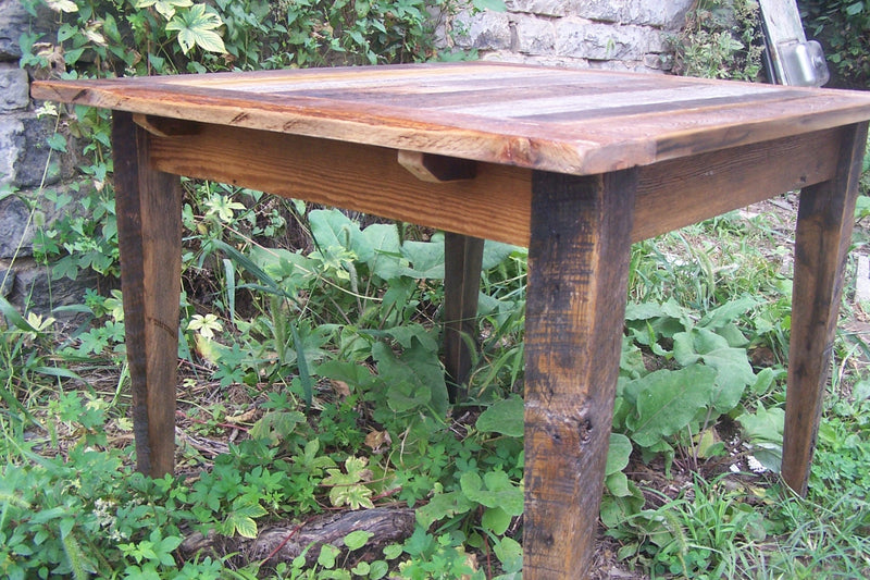 Weathered Table, Barn Wood Kitchen Table, Farmhouse Table, Rustic Kitchen Table, Vintage Style Furniture, Antique Table, Cabin Decor