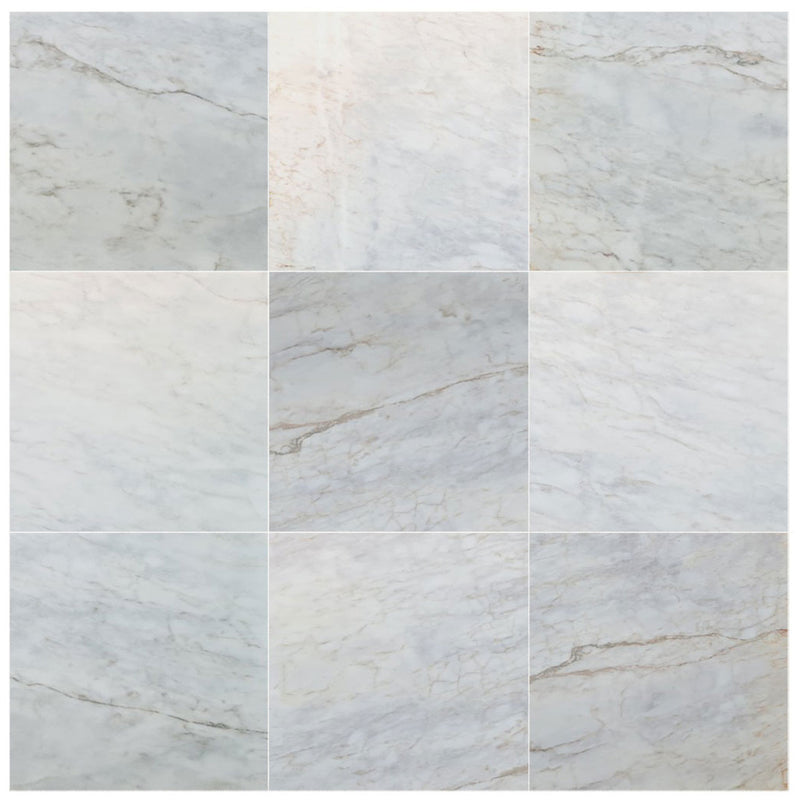 sugar white exotic marble 24x48 polished top multiple view