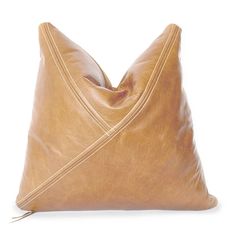 Classic Leather Throw Pillows