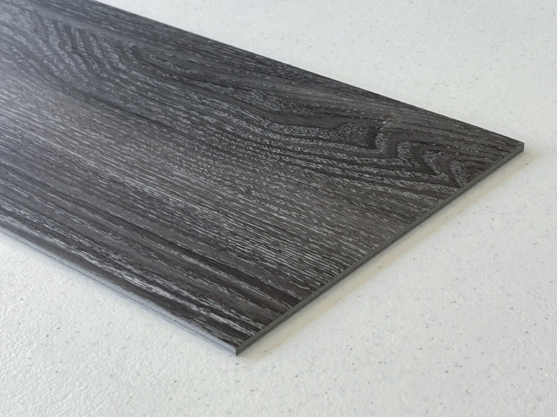 9x48 water resistant loose lay gauntlet grey luxury vinyl plank flooring  dekorman collection DW3153 product shot profile view 4