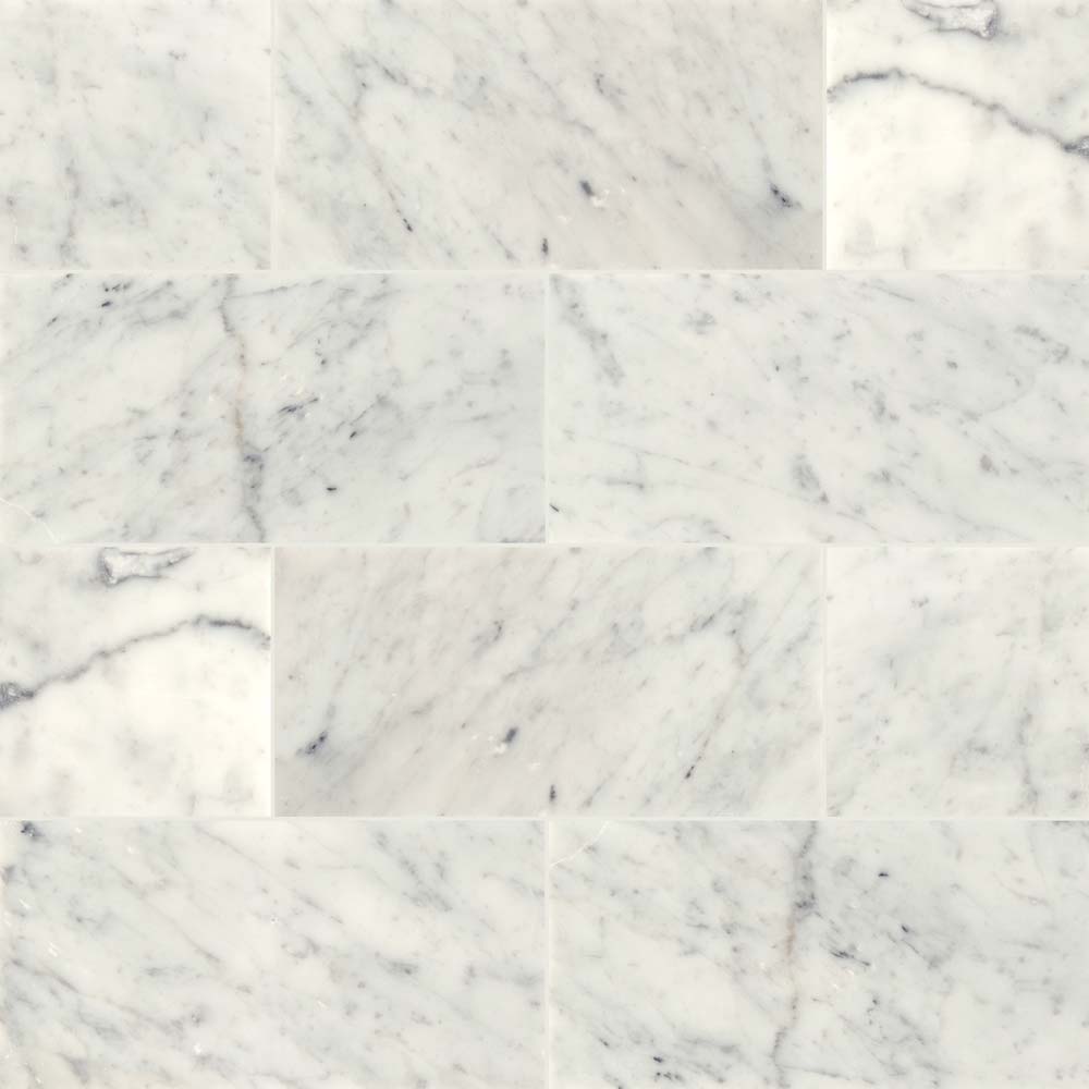 Natural Bianco White/Carrara White Marble with Grey Veins for Slab /Tile/Countertop/Mosaic/Sink/Trim/Coffee Table - China Marble Skirting,  Italian Marble