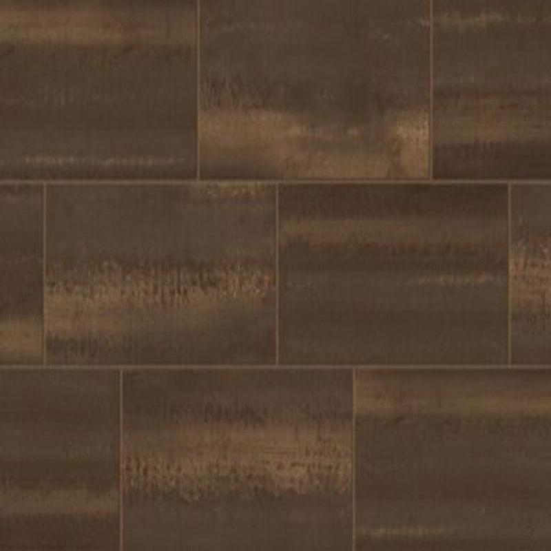 Element bronze 16x32 glazed porcelain floor and wall tile 1099675 product shot wall view new
