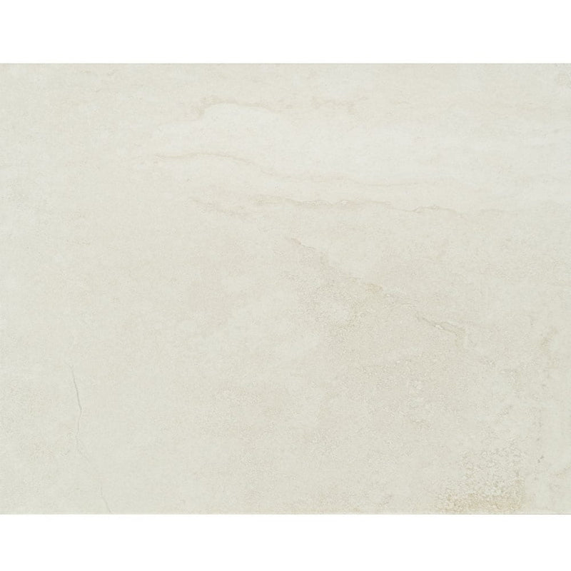 Legend white 20x20 matte porcelai  floor and wall tile NLEGWHI2020 single tile top view pattern 4