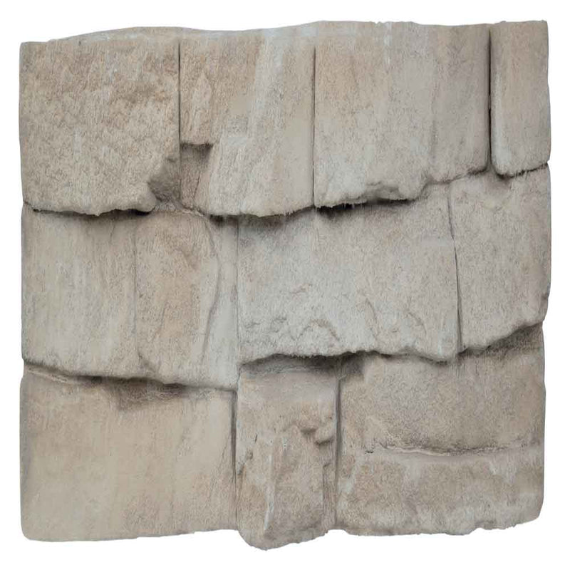Peninsula sand stacked stone 9x19.5 natural manufactured stone LPNLEPENSAN6 product shot ledger view 7
