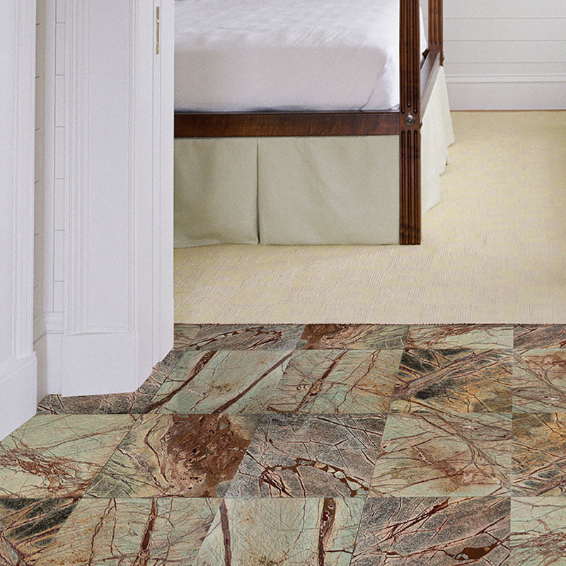 Rain forest 12x12 polished marble floor and wall tile TRAIN1212 product shot room view 2
