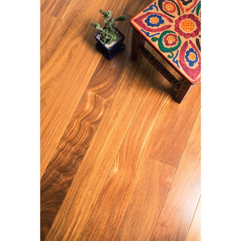Solid Hardwood Floors Brazilian Teak Cumaru Pre-finished 5 premium Collection SHWSAC237 angle view