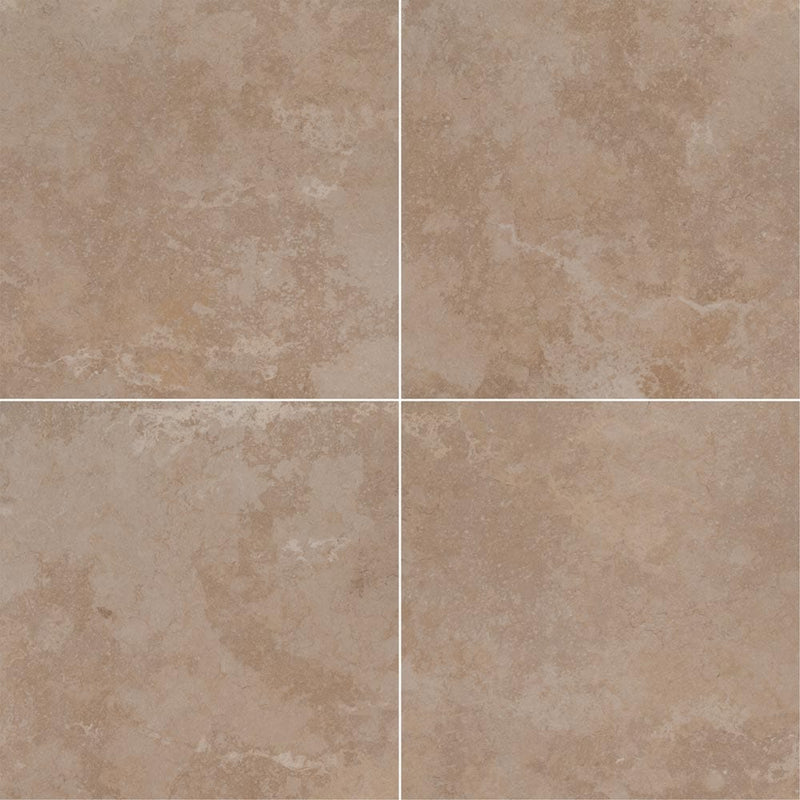 Tempest  natural glazed ceramic floor and wall tile msi collection NTEMNAT1818 product shot multiple tiles top view