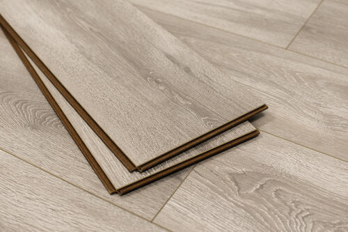 Laminate Hardwood 7.75" Wide, 48" RL, 12mm Thick EIR Marquis Tinted Sterling Floors - Mazzia Collection product shot tile view