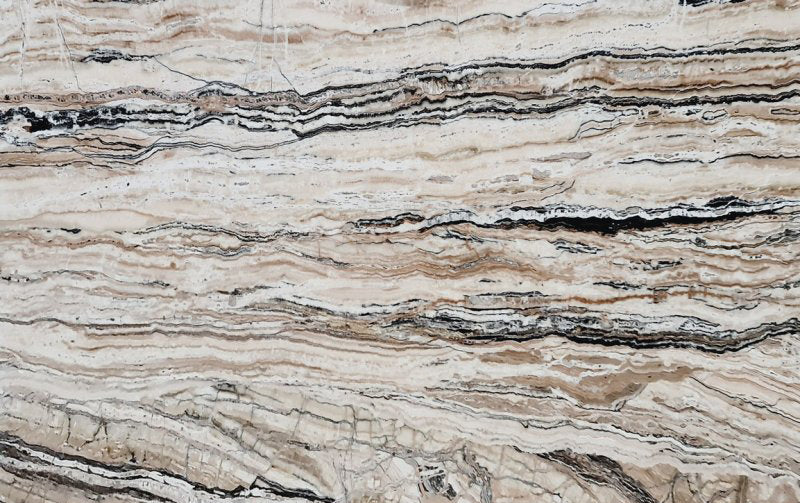 Valencia Traonyx marble slabs filled polished product shot wide view
