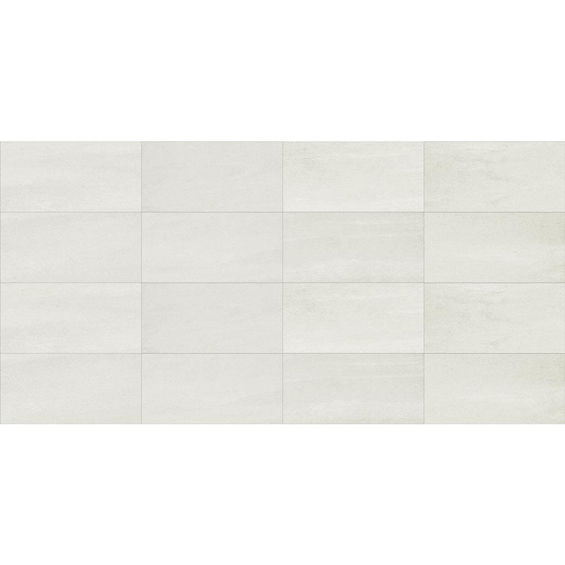 A lier white honed porcelain floor and wall tile liberty us collection porcelain floor and wall tile LUSIRG1224167 product shot multiple tiles top view