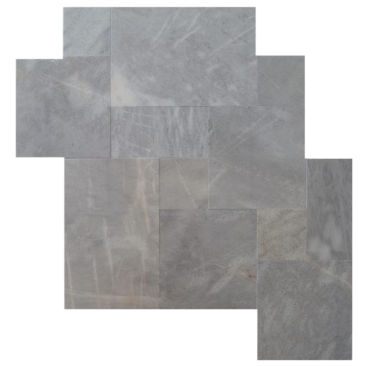 Fume Gray Marble Floor and Wall Tile - Livfloors Collection