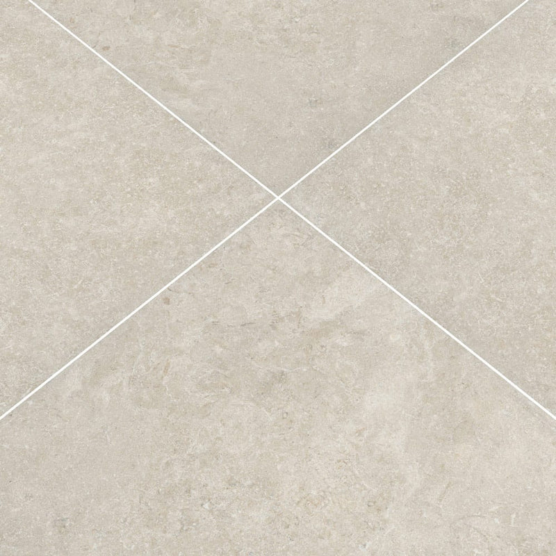 living style pearl porcelain pavers 24x24in matte floor tile LPAVNLIVPEA2424 multiple tiles angle view