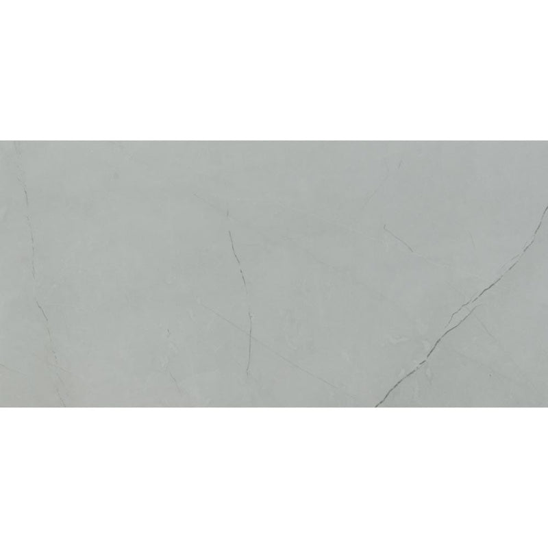 sande ivory polished porcelain floor and wall tile msi collection NSANIVO1224P product shot one tile top view