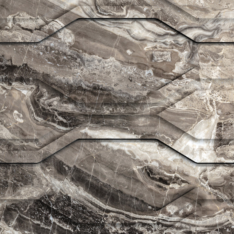 Silver Fantasy Marble Field Dimensional Stone COVE Wall Tile - Livfloors Collection