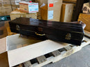 WITH DAMAGE. "Wild Pig" BBQ Tools Skewers Set  for Outdoor Cooking In a Wooden Case , 17 items.