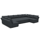Ainfox U-shaped 12 Seats +12 Sides Modular Sofa Sectional Sofa With Storage Seat