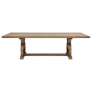 Brockway 7-piece Extension Leaf Dining Set Barley Brown