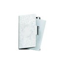 Card Case With Embossed Scroll Cover