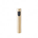Flameless Cylinder Lighter Gold 3.25"