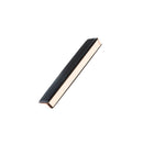 Flameless Rectangular Metal Trim Lighter Black