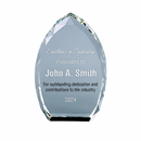 Optic Crystal Trophy Point, 7" Ht