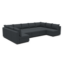 Ainfox U-shaped 12 Seats +12 Sides Modular Sofa Sectional Sofa With Storage Seat