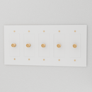 The Brass 3-Way Rotary Dimmer Switch (1 to 5 Gang)