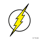 The Flash Logo Wooden Jigsaw Puzzle