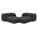 Ainfox 11 Seats + 8 Sides Modular Sofa Module Sofa with Storage Seat
