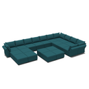 Ainfox U Shaped 21 Seats +12 Sides Modular Sofa Sectional Sofa With Storage