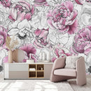 Pink and White Wallpaper